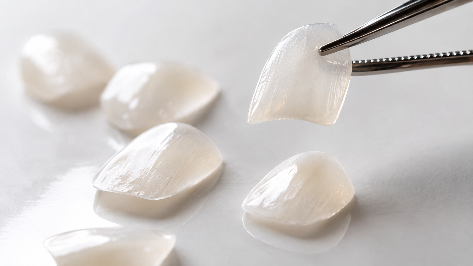 Lâminas de porcelana dental (lentes de contato)