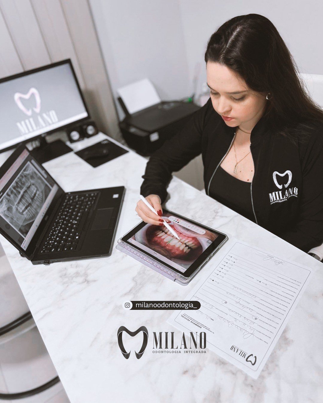 Planejamento digital do tratamento ortodôntico na Milano Odontologia
